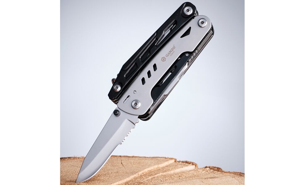 Мультитул з чохлом та бітами Ganzo G304 - 11 функцій, зображення 11