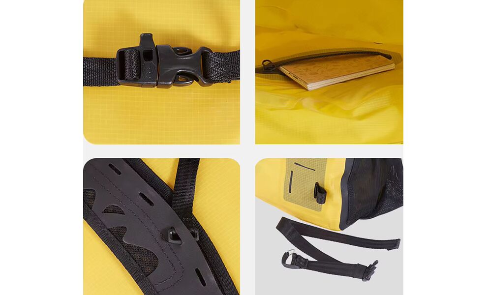 Герморюкзак Naturehike CNH22BB003 (Yellow), 25 л, зображення 5