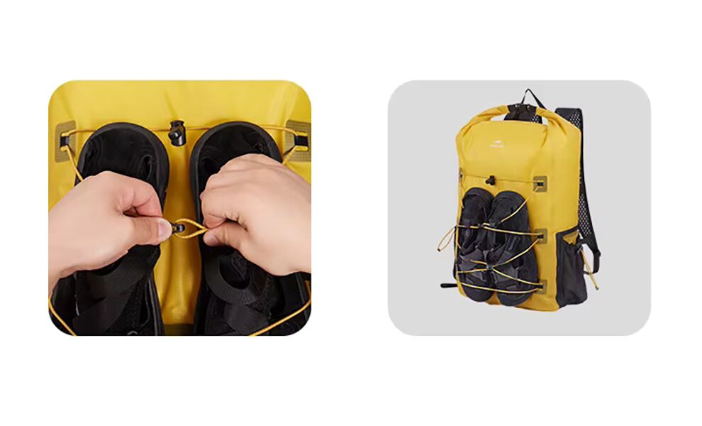 Герморюкзак Naturehike CNH22BB003 (Yellow), 25 л, зображення 6