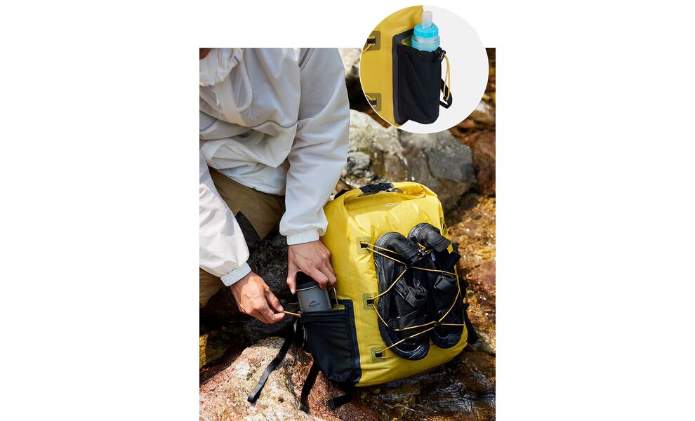 Герморюкзак Naturehike CNH22BB003 (Yellow), 25 л, зображення 10