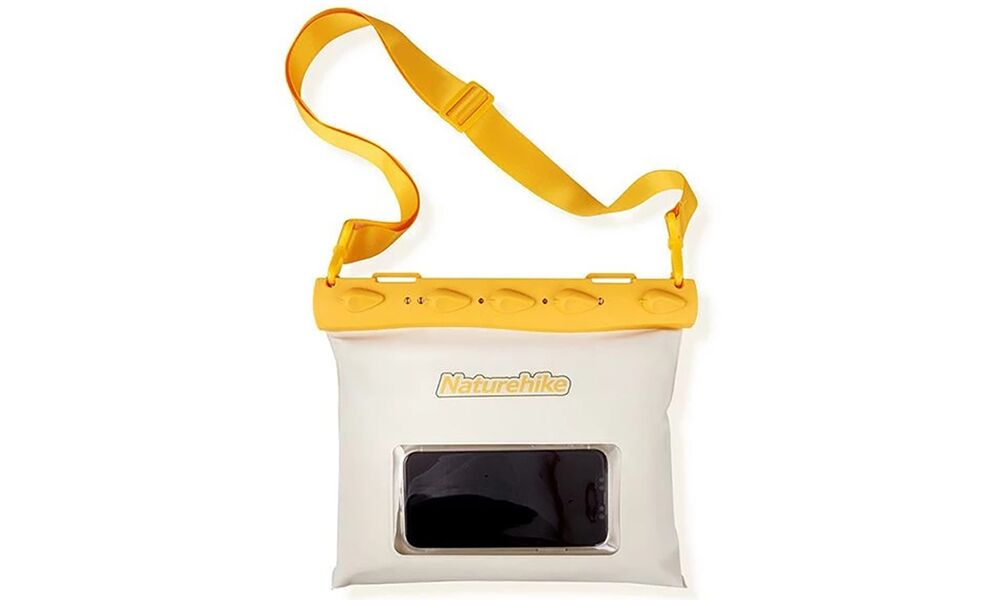Гермочохол Naturehike CNK2300BS016 (Yellow), 18,4х8х17 см, Тип розміру: 2,6 л, Колір: Yellow, зображення 2