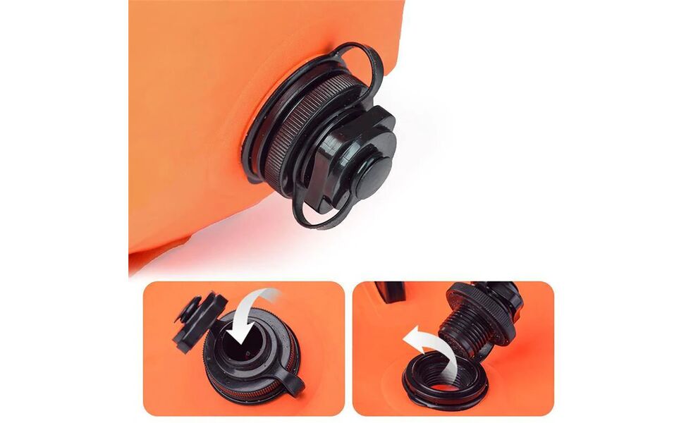 Гермомішок Naturehike NH17S001-G (Orange), 28 л, Об'єм: 28, Колір виробника: Orange, зображення 5