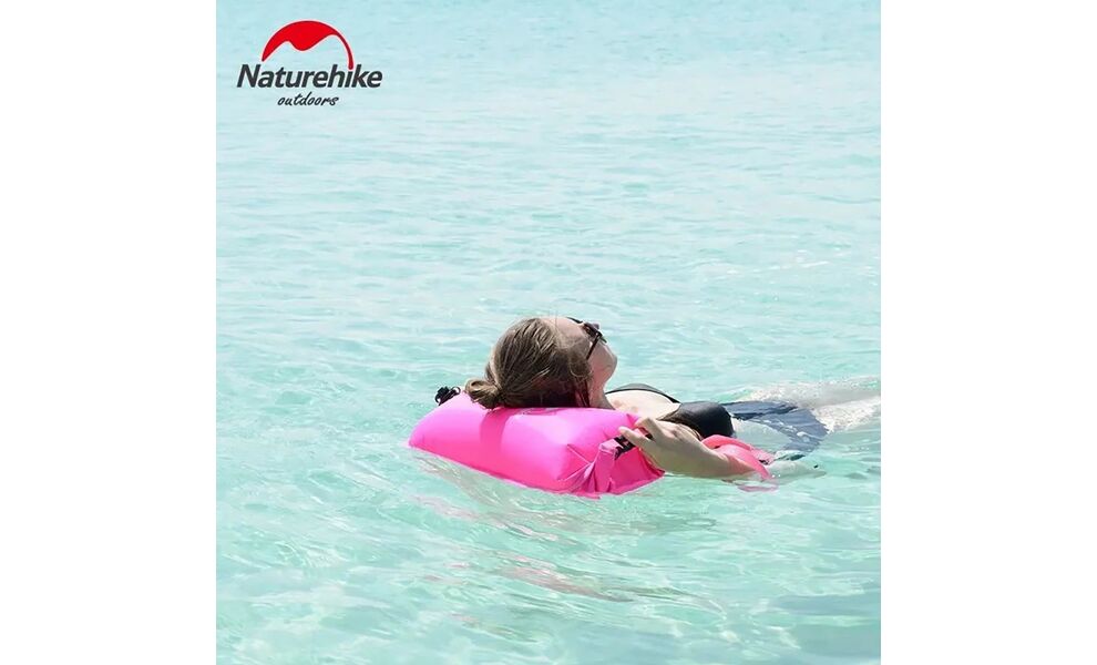 Гермомішок Naturehike NH17S001-G (Pink), 18 л, Об'єм: 18, Колір виробника: Pink, зображення 10