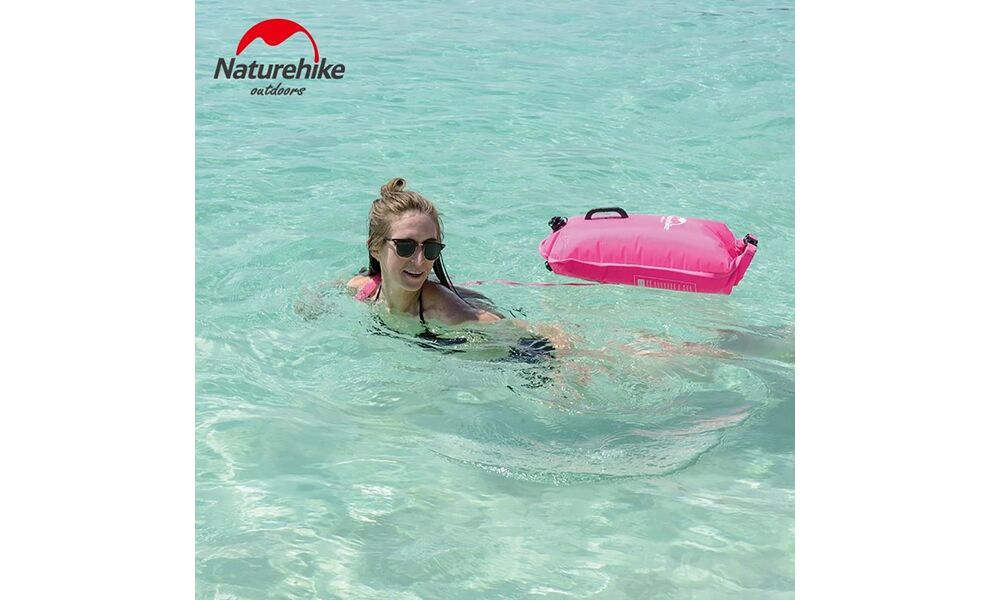 Гермомішок Naturehike NH17S001-G (Pink), 18 л, Об'єм: 18, Колір виробника: Pink, зображення 11