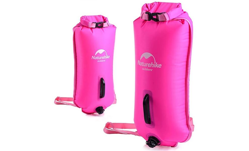 Гермомішок Naturehike NH17S001-G (Pink), 18 л, Об'єм: 18, Колір виробника: Pink, зображення 3