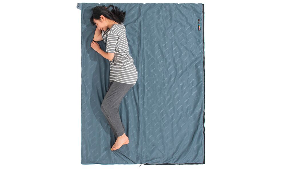 Літній кемпінговий спальник-ковдра Naturehike NH21MSD09 - LW180 XL (Grayish Brown) до 8°C, Максимальний зріст користувача: 195, Колір: Grayish Brown, Сторона застібки: ліва, зображення 7