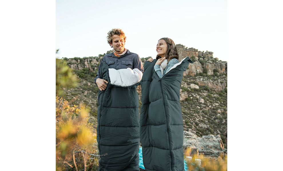 Демісезонний кемпінговий спальник-ковдра Naturehike NH22MSD05 - F150 (Dark Blue) до 7°C, Максимальний зріст користувача: 185, Колір: Dark Blue, Сторона застібки: ліва, зображення 7