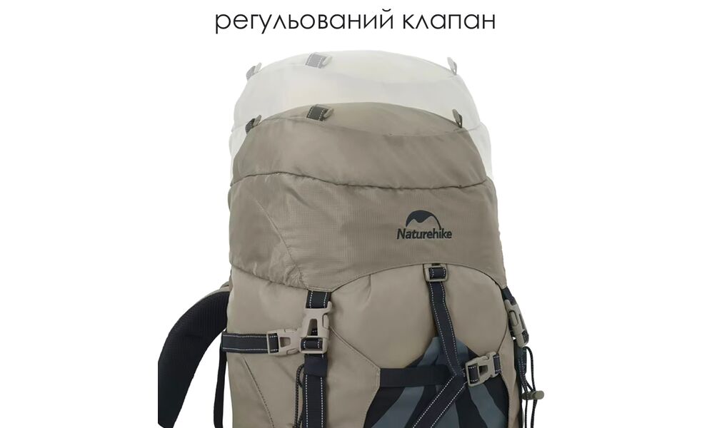 Рюкзак Naturehike NH70B070-B Discovery 70 (Black), зображення 12