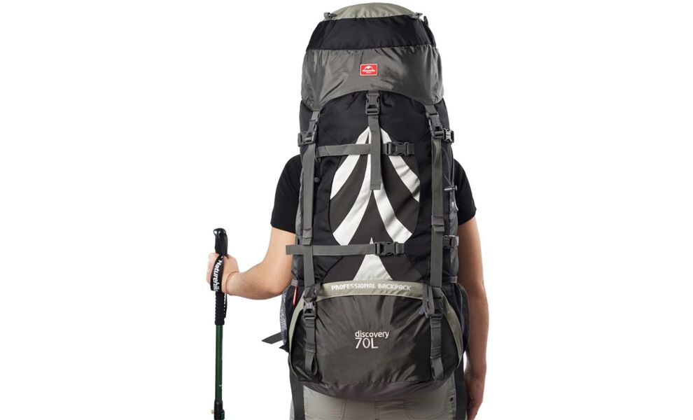 Рюкзак Naturehike NH70B070-B Discovery 70 (Black), зображення 6