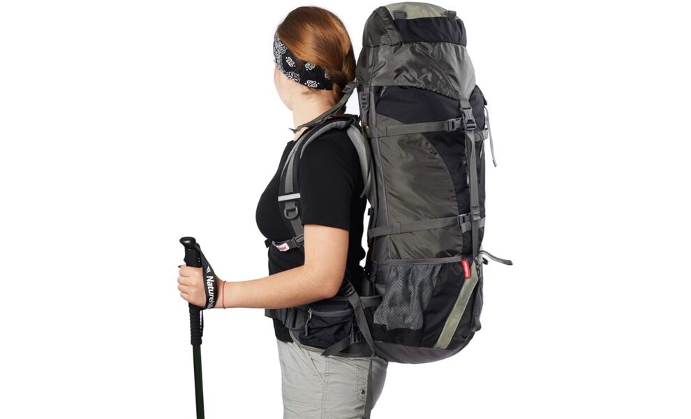 Рюкзак Naturehike NH70B070-B Discovery 70 (Black), зображення 7