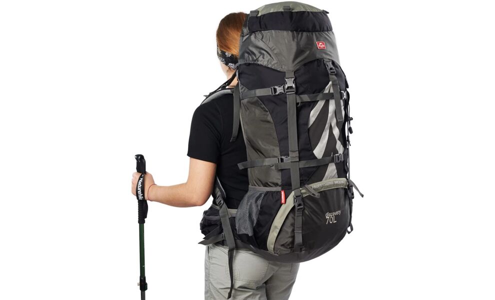 Рюкзак Naturehike NH70B070-B Discovery 70 (Black), зображення 8