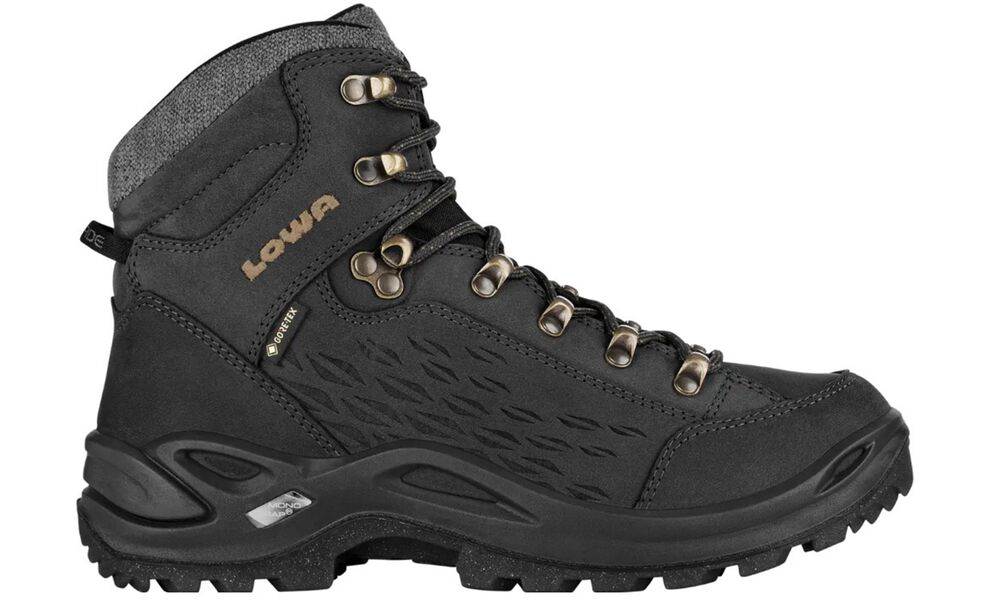 Трекінгові черевики жіночі LOWA Renegade Warm GTX MID - 421970 (9932/Black-Champagne), Колір виробника: 9932/Black-Champagne, Тип колодки: середня, Розмір виробника: EU 38, зображення 2