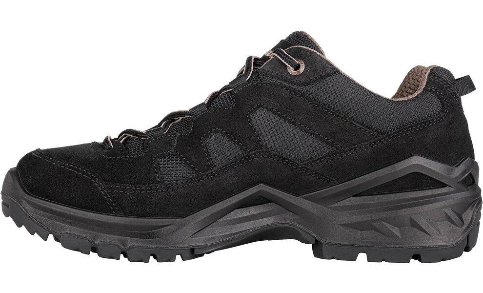 Трекінгові кросівки чоловічі LOWA Sirkos Evo GTX LO - 311805 (9983/Black-Dune), Колір виробника: 9983/Black-Dune, Тип колодки: середня, Розмір виробника: EU 41, зображення 3