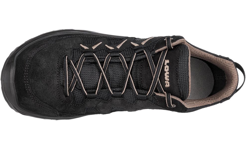 Трекінгові кросівки чоловічі LOWA Sirkos Evo GTX LO - 311805 (9983/Black-Dune), Колір виробника: 9983/Black-Dune, Тип колодки: середня, Розмір виробника: EU 46,5, зображення 5