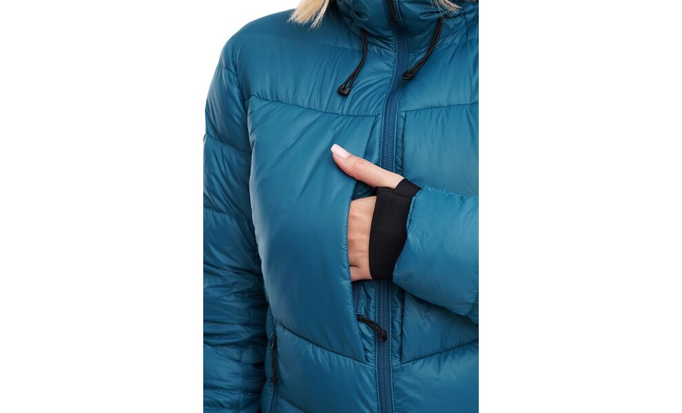 Пуховик жіночий Turbat Petros Lite  (Dragonfly Turquoise), Колір виробника: Dragonfly Turquoise, Розмір: XS, зображення 4