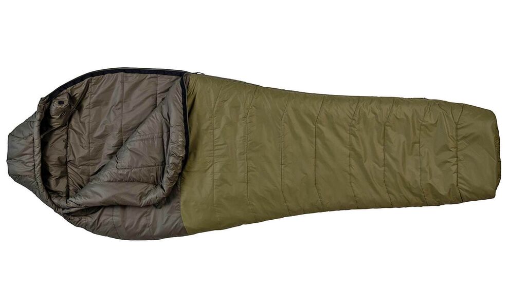 Зимовий туристичний спальник Wechsel Mudds Winter M до -5°C: з капюшоном, з москіткою, Максимальний зріст користувача: 175, Колір: Olive/Mud Green, Сторона застібки: ліва, зображення 3