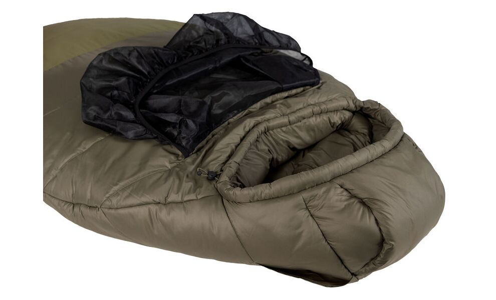 Зимовий туристичний спальник Wechsel Mudds Winter M до -5°C: з капюшоном, з москіткою, Максимальний зріст користувача: 175, Колір: Olive/Mud Green, Сторона застібки: ліва, зображення 7