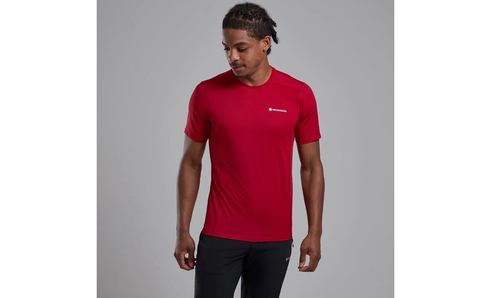 Термофутболка чоловіча Montane Dart Lite - MDITS (Acer Red), Колір виробника: Acer Red, Розмір виробника: XL, зображення 2