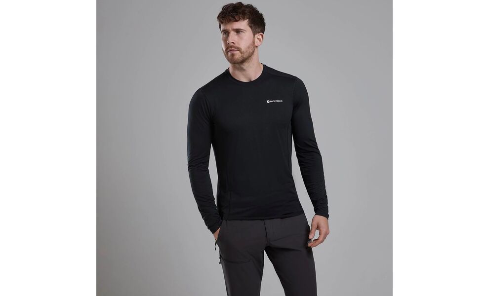 Термокофта чоловіча Montane Dart Lite - MDLLS (Black), Колір виробника: Black, Розмір виробника: XL, зображення 2