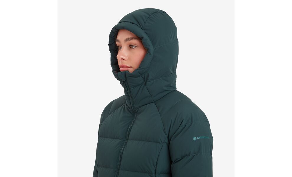 Пуховик жіночий Montane Tundra Hoodie - FTUNH (Deep Forest), Колір виробника: Deep Forest, Розмір: S/EU 38, зображення 7