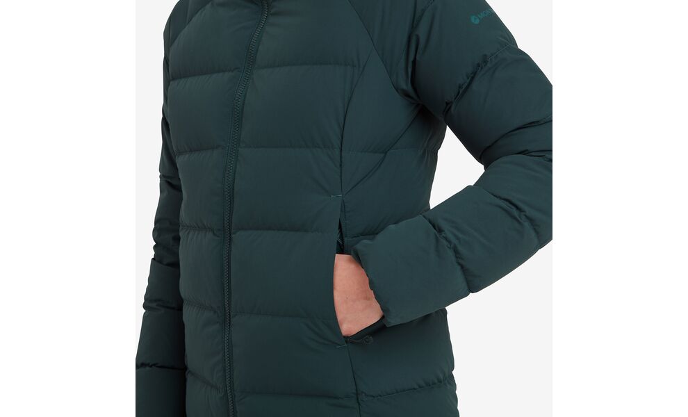 Пуховик жіночий Montane Tundra Hoodie - FTUNH (Deep Forest), Колір виробника: Deep Forest, Розмір: S/EU 38, зображення 8