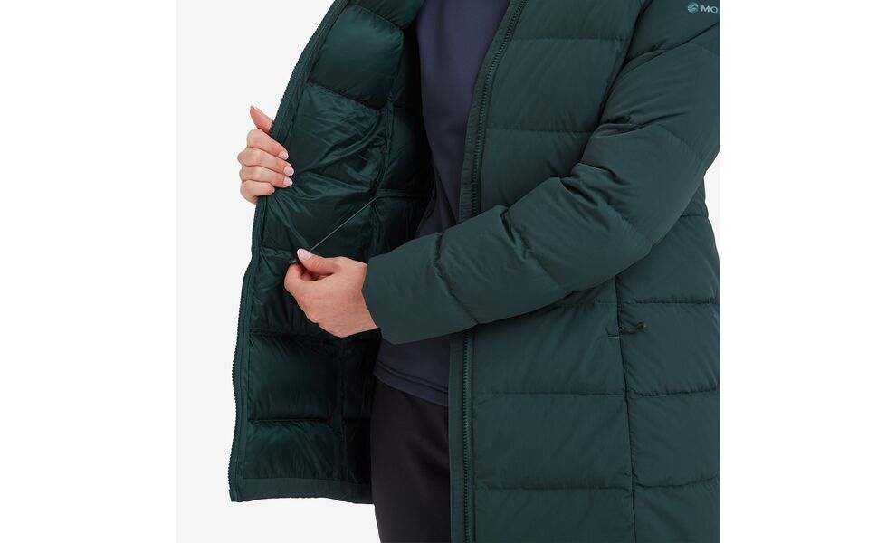 Пуховик жіночий Montane Tundra Hoodie - FTUNH (Deep Forest), Колір виробника: Deep Forest, Розмір: S/EU 38, зображення 10