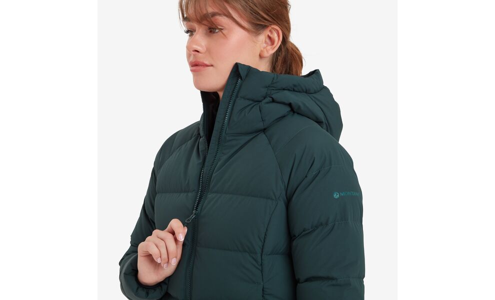 Пуховик жіночий Montane Tundra Hoodie - FTUNH (Deep Forest), Колір виробника: Deep Forest, Розмір: S/EU 38, зображення 6