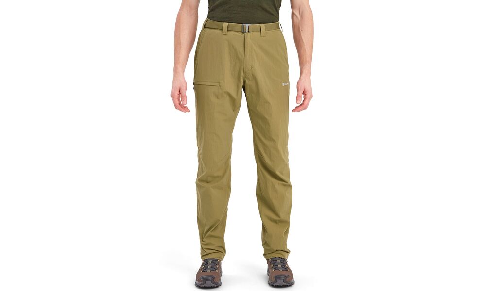 Штани чоловічі Montane Terra Lite - Regular - MTLPR (Olive), Колір виробника: Olive, Тип довжини: Regular, Розмір: L, зображення 2