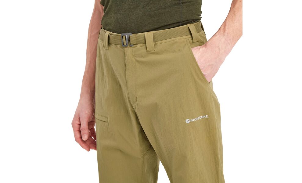 Штани чоловічі Montane Terra Lite - Regular - MTLPR (Olive), Колір виробника: Olive, Тип довжини: Regular, Розмір: L, зображення 6