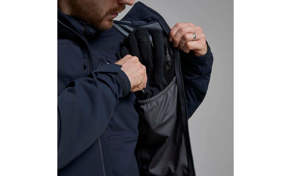 Штормівка чоловіча Montane Nordes Hoodie - MNORH (Eclipse Blue), Колір виробника: Eclipse Blue, Розмір: L, зображення 6