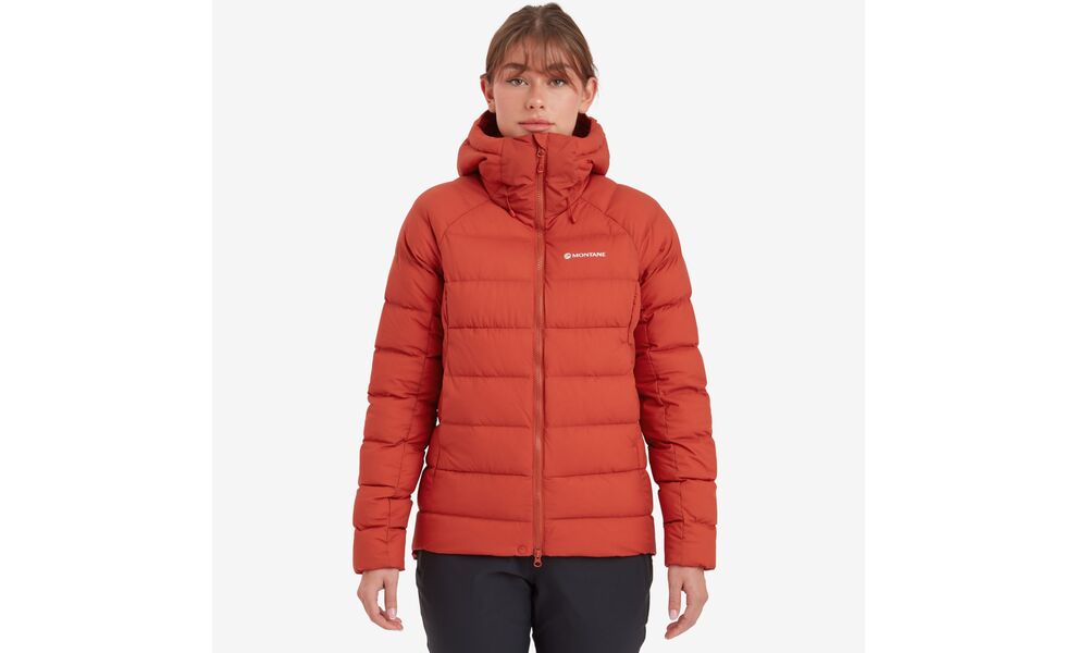 Куртка жіноча Montane Resolve XT Hoodie - FREXH (Saffron Red), Колір виробника: Saffron Red, Розмір: S/EU 38, зображення 3