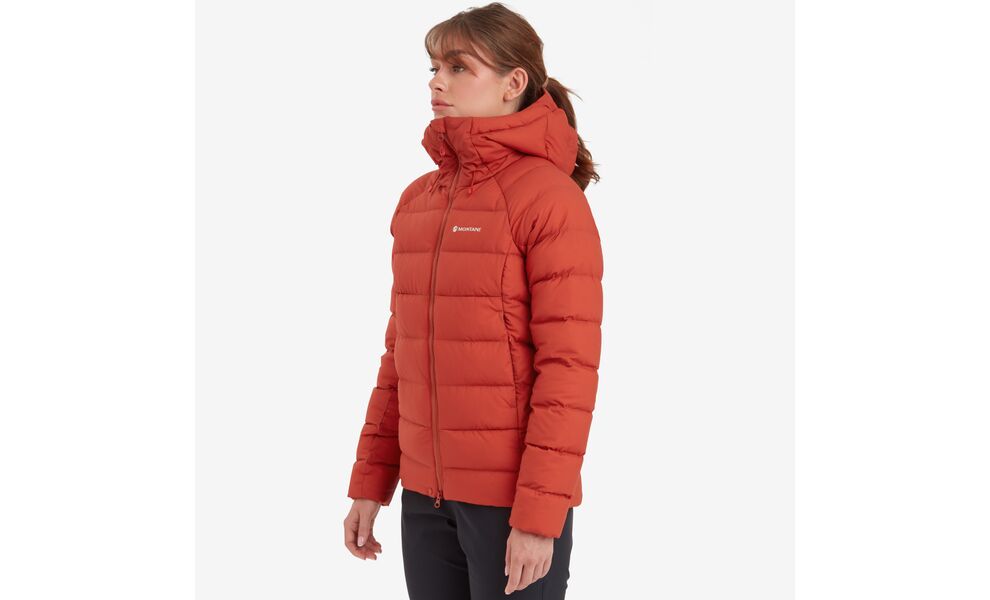Куртка жіноча Montane Resolve XT Hoodie - FREXH (Saffron Red), Колір виробника: Saffron Red, Розмір: M/EU 40, зображення 4