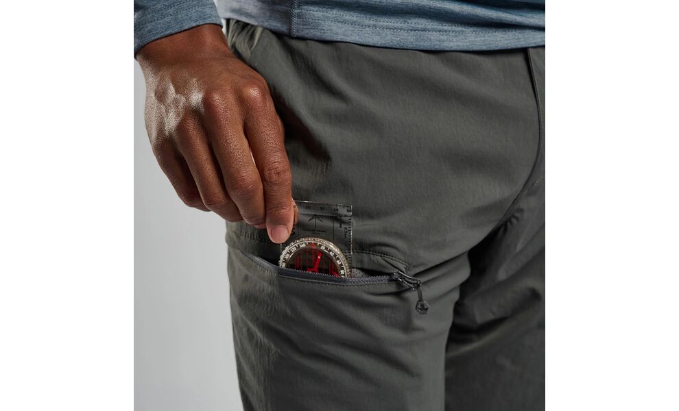 Штани чоловічі Montane Terra Lite - Regular - MTLPR (Slate), Колір виробника: Slate, Тип довжини: Regular, Розмір: L, зображення 8