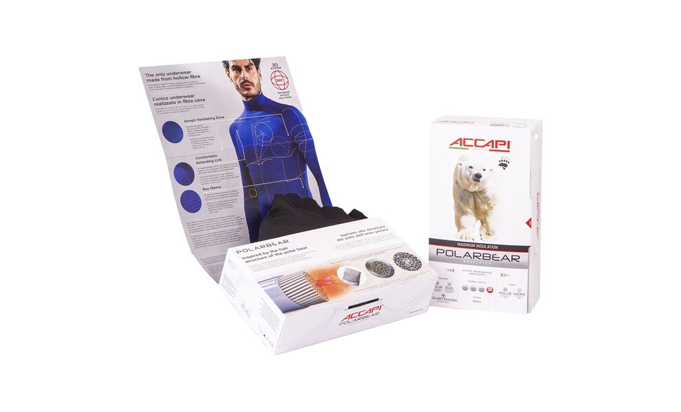 Термокофта чоловіча Accapi Polar Bear - PA751 (9961/Black-Grey), Колір виробника: 9961/Black-Grey, Розмір виробника: M/L, зображення 13