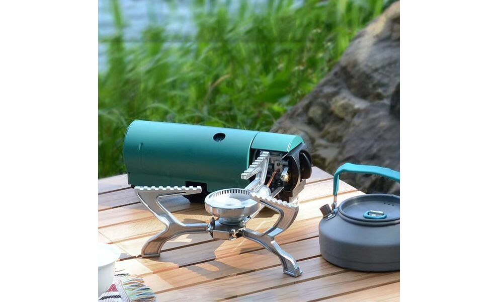 Туристичний газовий пальник BRS-99 (Mars Green) під цанговий балон, Колір: Mars Green, зображення 15