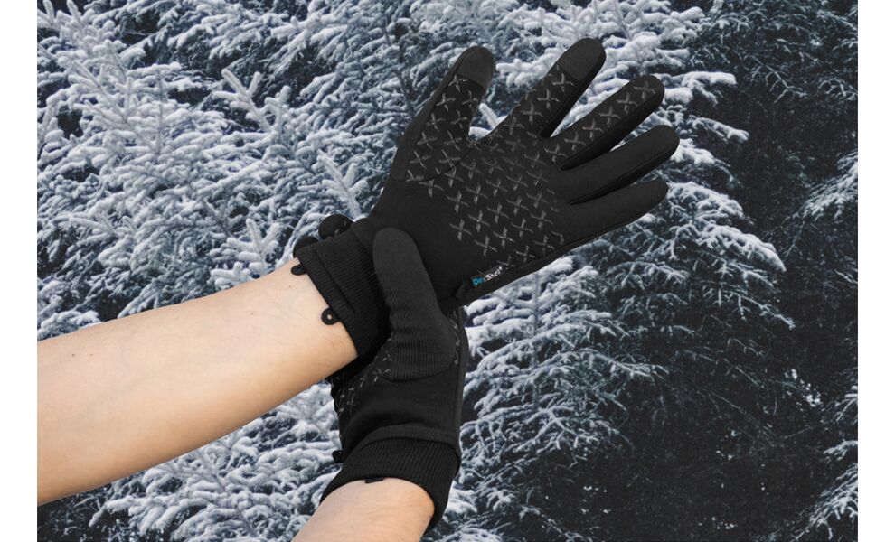 Рукавички унісекс DexShell StretchFit 2.0 (Black), Колір виробника: Black, Розмір: L, зображення 6