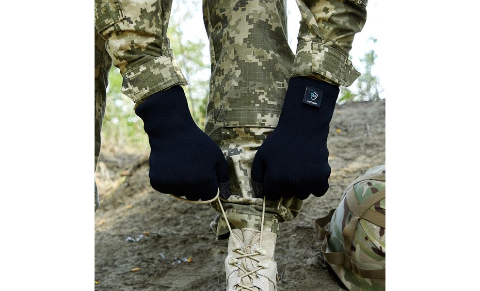 Рукавички унісекс DexShell ToughShield, Колір виробника: Black, Розмір: XL, зображення 3