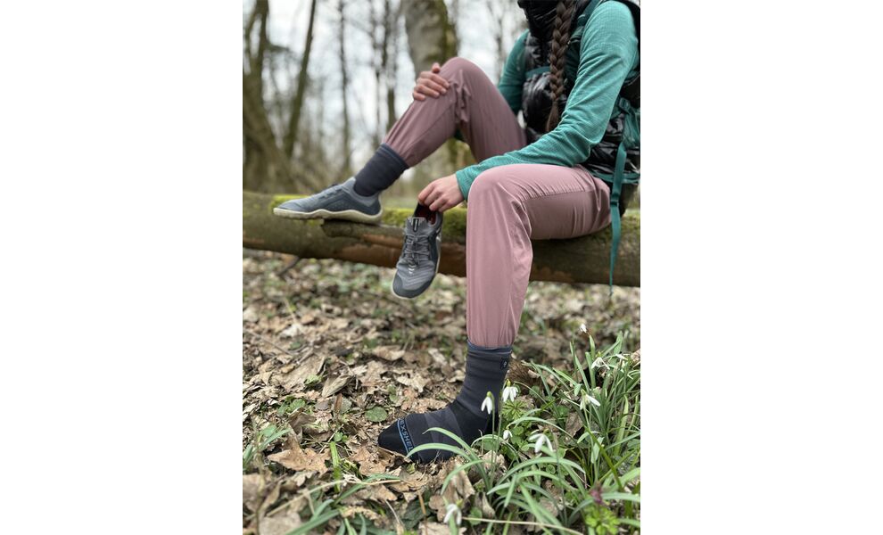 Бігові водонепроникні шкарпетки Dexshell Running Lite 2.0 (Grey), Колір: Grey, Розмір: L (EU 43-46), зображення 4