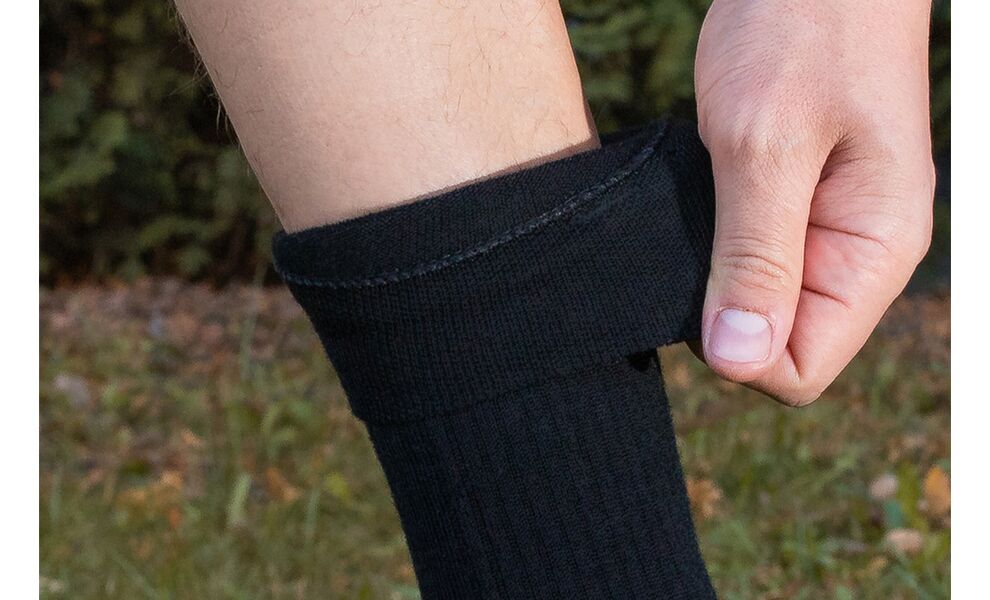 Трекінгові водонепроникні шкарпетки Dexshell Terrain Walking 2.0 (Jet Black Grey), Колір: Jet Black Grey, Розмір: XL (EU 47-49), зображення 2