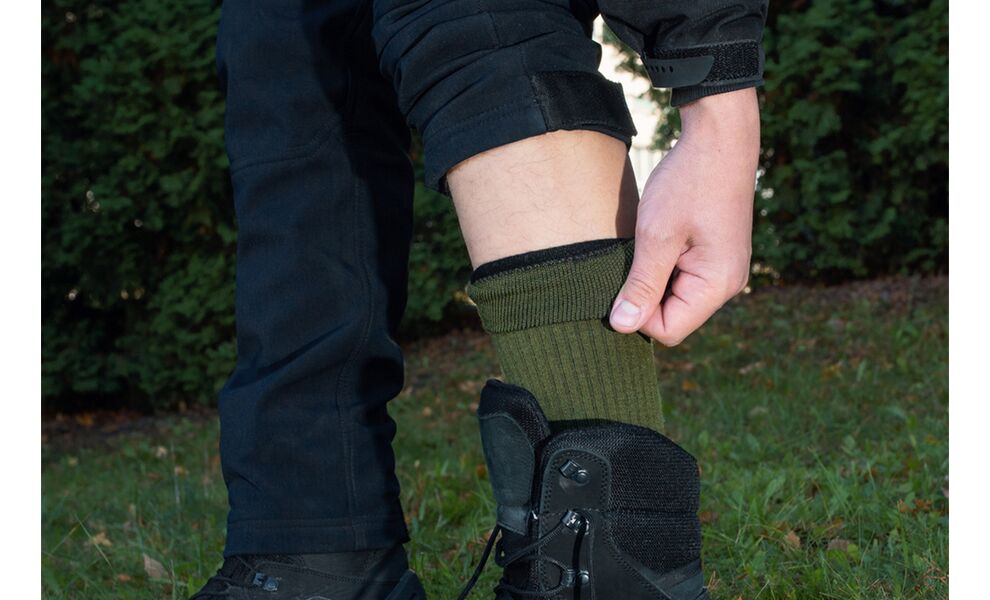 Трекінгові водонепроникні шкарпетки Dexshell Terrain Walking 2.0 (Olive Green), Колір: Olive Green, Розмір: M (EU 39-42), зображення 2