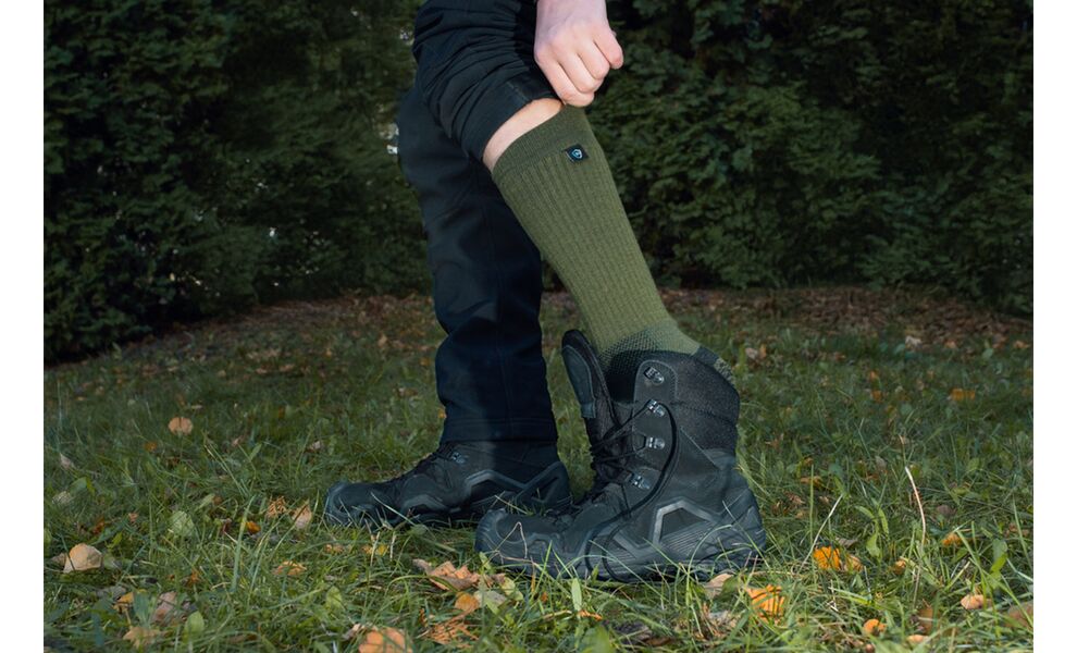 Трекінгові водонепроникні шкарпетки Dexshell Terrain Walking 2.0 (Olive Green), Колір: Olive Green, Розмір: XL (EU 47-49), зображення 3