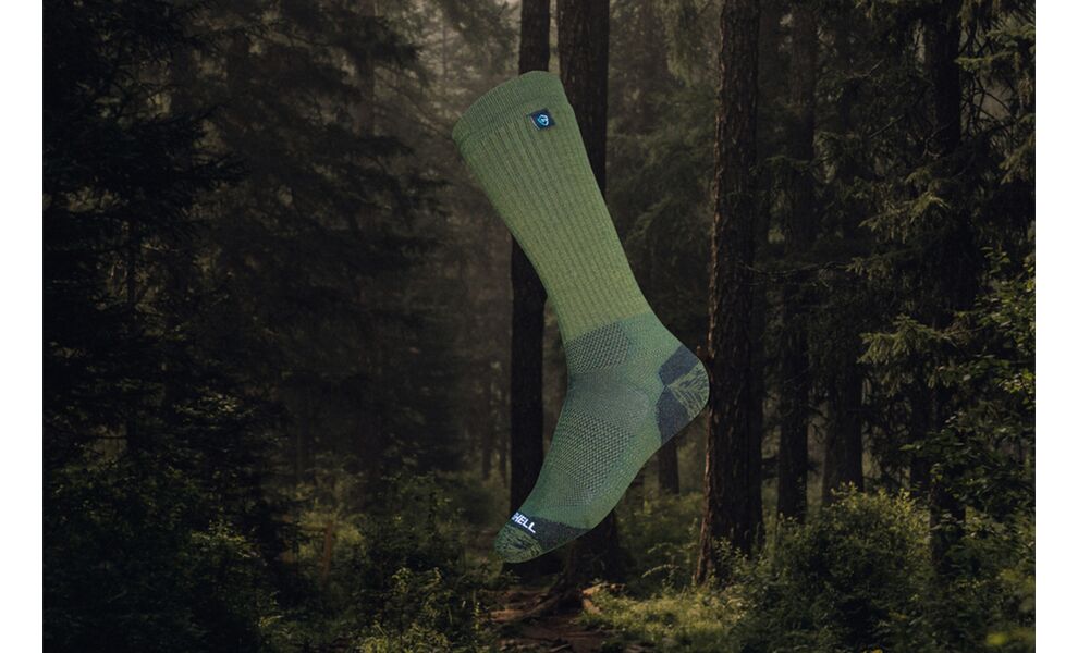 Трекінгові водонепроникні шкарпетки Dexshell Terrain Walking 2.0 (Olive Green), Колір: Olive Green, Розмір: M (EU 39-42), зображення 4