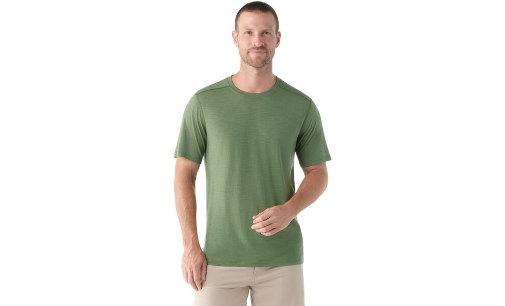 Термофутболка чоловіча SmartWool Merino Short Sleeve - SW016948 (N06/Fern Green), Колір виробника: N06/Fern Green, Розмір виробника: M, зображення 2
