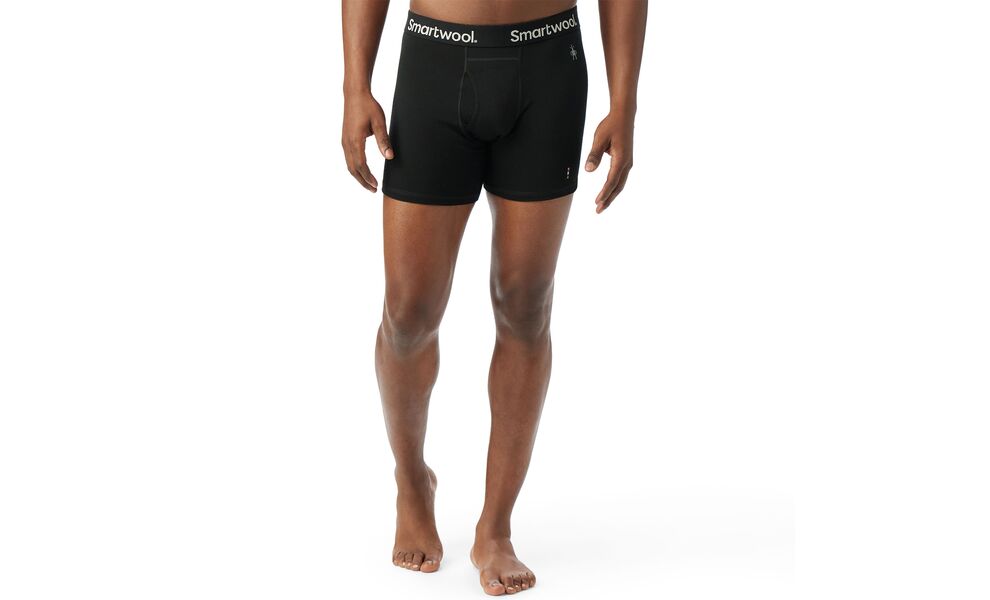 Термотруси чоловічі SmartWool Merino Boxer Brief - SW016998 (001/Black), Колір виробника: 001/Black, Розмір: S, зображення 2