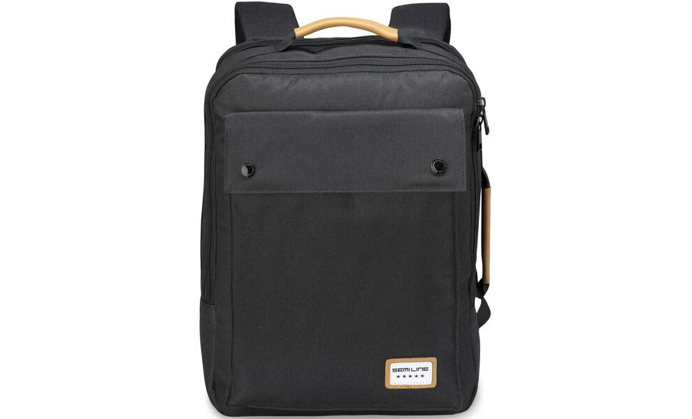 Сумка-рюкзак Semi Line L2002 (Black), 15 л, Об'єм: 15, Колір виробника: Black, зображення 2