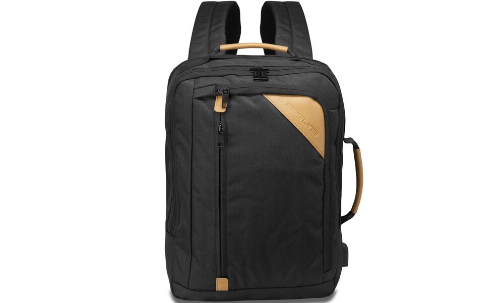 Сумка-рюкзак Semi Line USB L2008 (Black), 16 л, Об'єм: 16, Колір виробника: Black, зображення 2