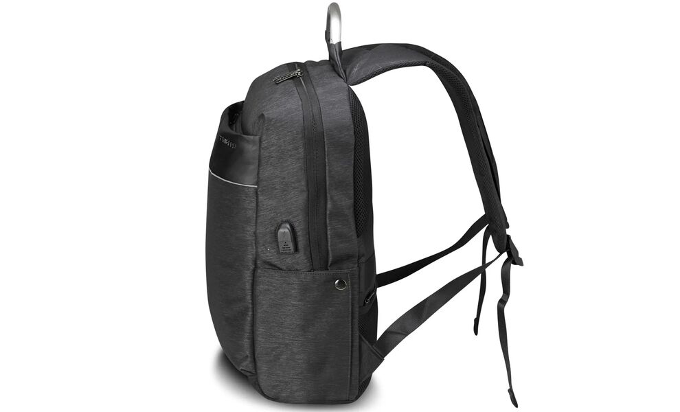 Рюкзак Semi Line USB P8252 (Black), 21 л, Об'єм: 21, Колір виробника: Black, зображення 4