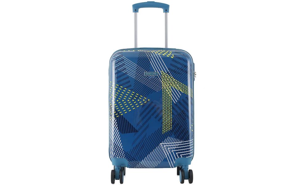 Валіза Semi Line 20" T565 - S (Blue Pattern), 44 л, Об'єм: 44, Колір виробника: Blue Pattern, зображення 2