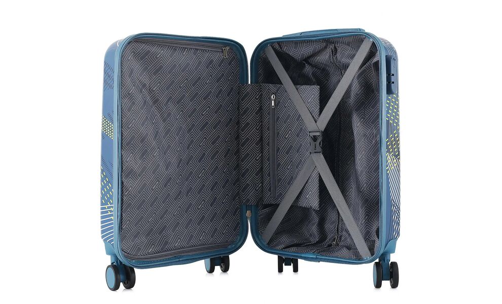 Валіза Semi Line 20" T565 - S (Blue Pattern), 44 л, Об'єм: 44, Колір виробника: Blue Pattern, зображення 6