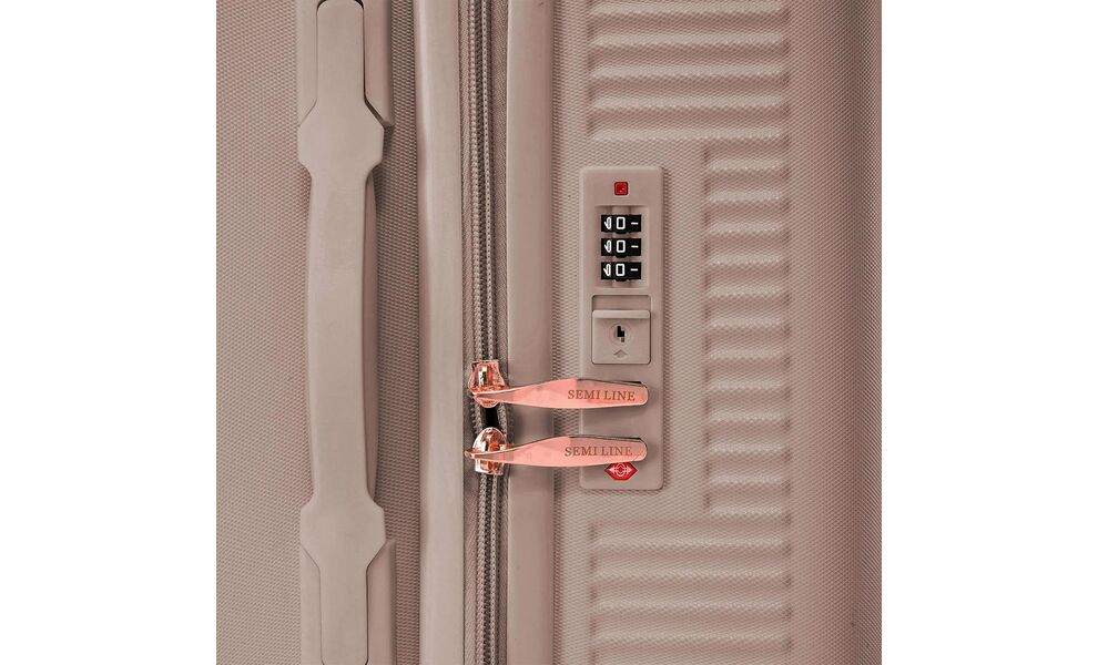 Валіза Semi Line 28" T566 - L (Champagne), 93 л, Об'єм: 93, Колір виробника: Champagne, зображення 8